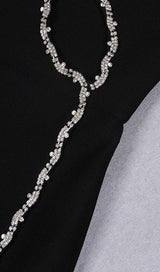 CRYSTAL BANDAGE DRESS IN BLACK Dresses styleofcb