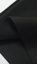 CRYSTAL EMBELLISHED MIDI DRESS IN BIACK Dresses styleofcb