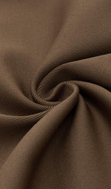 CUT OUT MIDI DRESS IN BROWN Dresses styleofcb