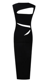 CUTOUT MAXI DRESS IN BLACK Dresses styleofcb