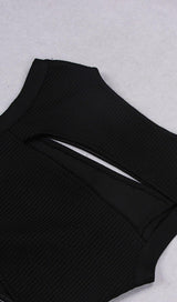 CUTOUT MAXI DRESS IN BLACK Dresses styleofcb