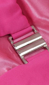 CUTOUT STRAPLESS MAXI DRESS IN PINK DRESS STYLE OF CB