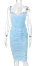 FISHBONE MIDI DRESS IN WHITE Dresses styleofcb