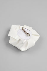 GLAM WITH EDGY SKINTIGHT LATEX GOWN IN WHITE LEATHERETTE PIECES Oh CICI