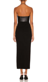 HALTER MAXI DRESS IN BLACK Dresses styleofcb