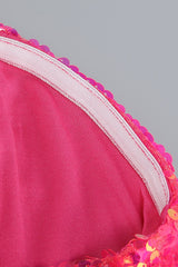 HOT SEQUIN PINK TOP AND SKIRT TWO PIECE SET TOPS & SKIRTS styleofcb