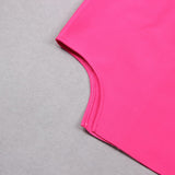 FLOWER LONG SLEEVE MINI BANDAGE DRESS IN RED styleofcb