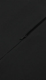 LACE V NECK SPLIT BODYCON MIDI DRESS IN BLACK DRESS STYLE OF CB