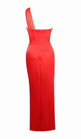 LACE GLITTER CORSET MIDI DRESS IN WINE DRESS STYLE OF CB