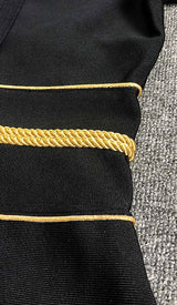 LONG SLEEVE BANDAGE MINI DRESS IN BLACK DRESS styleofcbdress