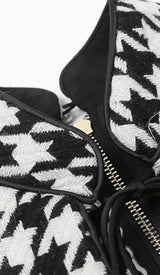 LONG-SLEEVE STAND COLLAR JACKET DRESS DRESS sis label