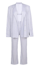 SPARKLE BLAZER THREE PIECE SET Sets styleofcb