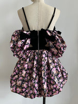 FLORAL OFF SHOULDER MINI DRESS styleofcb