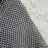 FISHING NET IRON DRILL BANDAGE DRESS styleofcb