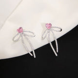 CRYSTAL BOWKNOT EARRINGS Earrings styleofcb