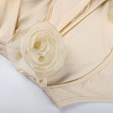 HALTERNECK CUTOUT EMBELLISHED SWIMSUIT Swimwear styleofcb