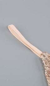 ONE SLEEVE SEQUINS MINI DRESS IN GOLD DRESS STYLE OF CB