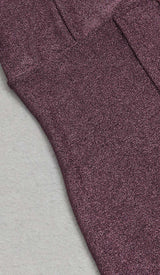 PLUS GLITTER MIDI DRESS IN BROWN DRESS STYLE OF CB