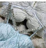 RHINESTONE STRAP HEM DRESS IN BLUE styleofcb