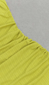 ROSE-EMBELLISHED HALTER MAXI DRESS IN FADED GREEN DRESS STYLE OF CB