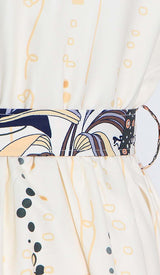 RUFFLE SLEEVE RELAXED MAXI DRESS DRESS STYLE OF CB