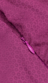 RUFFLED SATIN MINI DRESS IN GRAPE DRESS STYLE OF CB