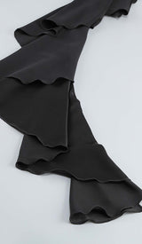 RUFFLES ASYMMETRICAL MAXI DRESS DRESS sis label