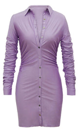 SKIRT MIDI DRESS IN PURPLE Dresses styleofcb XS PURPLE