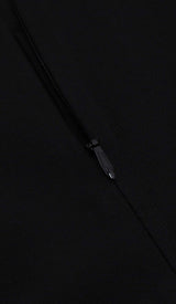 SLEEVELESS BANDAGE MIDI DRESS IN BLACK DRESS STYLE OF CB