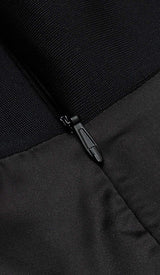 SLEEVELESS BANDAGE MIDI DRESS IN BLACK DRESS STYLE OF CB