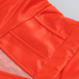 SLEEVELESS THIGH SLIT MAXI DRESS IN RED Bandage Dresses styleofcb