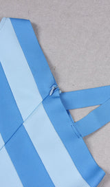 SLIT MINI DRESS IN BLUE Dresses styleofcb