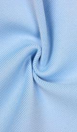 SLIT MINI DRESS IN BLUE Dresses styleofcb