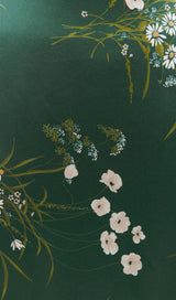 SPAGHETTI STRAP SLEEVELESS MAXI DRESS IN GREEN STYLE OF CB