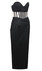 STRAPLESS CORSET DRESS IN BLACK Dresses styleofcb