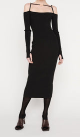 STRAPPY HOLLOW STRAPLESS BANDAGE MINI DRESS IN BROWN Dresses styleofcb