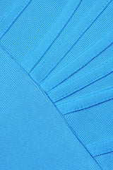 STRAPPY CORSET MIDI BANDAGE DRESS IN BLUE Bandage Dresses styleofcb