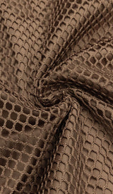 TASSEL MESH MIDI DRESS IN BROWN DRESS STYLE OF CB