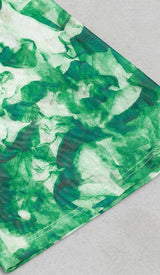 TIE FRONT HALTER NECK BACKLESS JUMPSUIT IN GREEN DRESS styleofcb