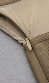 TIGHT MADI DRESS IN BROWN styleofcb