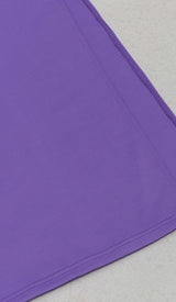 TWIST FRONT CUT OUT MAXI DRESS IN PURPLE DRESS styleofcb