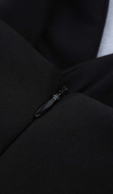 TWISTED BOW SILK FAILLE JUMPSUIT DRESS STYLE OF CB