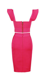 TWO PIECE SET KNIT MINI DRESS IN PINK Dresses styleofcb