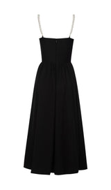 UMBRELLA HEMLINE MIDI DRESS IN BLACK Dresses styleofcb