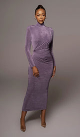 VIOLET RUCHED KNIT MAXI DRESS Dresses styleofcb