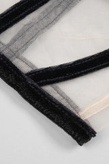 VELVET ONE SHOULDER STRAPLESS MESH MAXI DRESS Gowns styleofcb