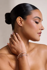 GOLD MULTI LAYERED DIAMANTE BRACELE JEWELLERY styleofcb