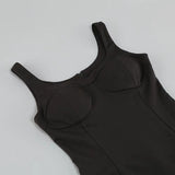 BANDAGE RUCHED MIDI DRESS IN BLACK Dresses styleofcb