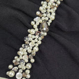 LACE CRYSTAL MIDI DRESS IN BLACK Dresses styleofcb