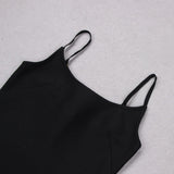 BANDAGE PEARL MESH MINI DRESS IN BLACK styleofcb